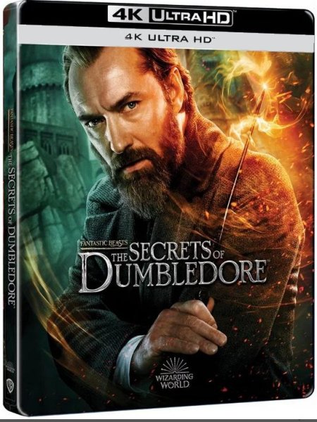 detail Fantastic Beasts: The Secrets of Dumbledore - 4K Ultra HD Blu-ray + Blu-ray Steelb