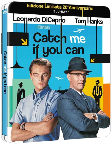 detail Catch Me If You Can (20th Anniversary) - Blu-ray Steelbook