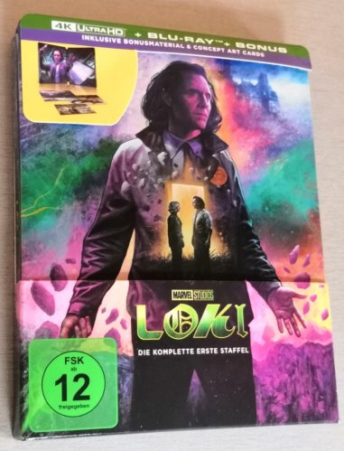 Loki 1. série - 4K UHD Blu-ray + BD Steelbook (bez CZ) OUTLET