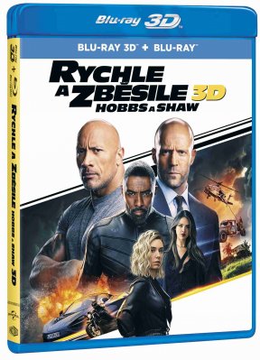 Rychle a zběsile: Hobbs a Shaw - Blu-ray 3D + 2D (2BD)