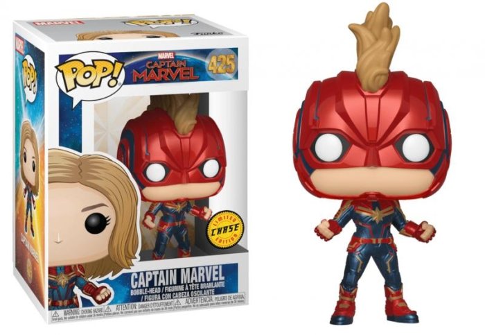 detail Funko POP! Marvel: Captain Marvel - Limited Chase Edition