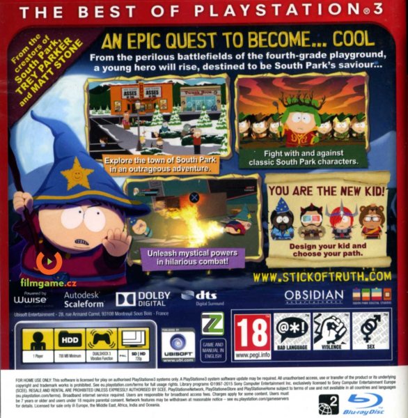 detail South Park: The Stick of Truth (Essentials) - PS3