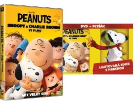 Peanuts: Snoopy a Charlie Brown ve filmu - DVD + Plyšová hračka Snoopy