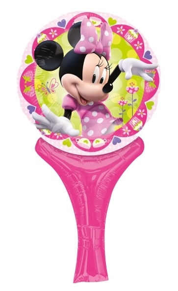 detail Foliový balónek, lízátko - Minnie Mouse