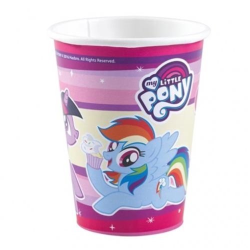 Papírové kelímky - My Little Pony 250ml, 8ks