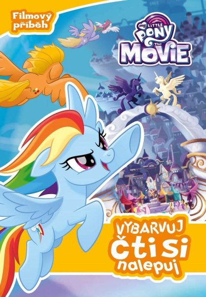 detail My Little Pony film - Vybarvuj, čti si, nalepuj