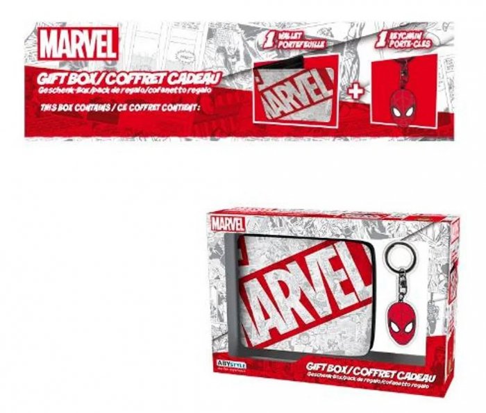 detail Dárková sada Marvel - peněženka + klíčenka Spider-Man