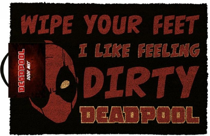 detail Rohožka Deadpool - Dirty